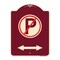 Signmission No ParkingW/ Bidirectional Arrow Heavy-Gauge Aluminum Architectural Sign, 24" x 18", BU-1824-23656 A-DES-BU-1824-23656 - alternate 1